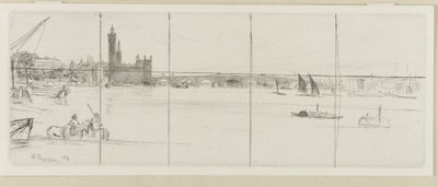 Vieux pont de Westminster - James Abbott McNeill Whistler