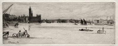 Vieux Pont de Westminster, 1871 - James Abbott McNeill Whistler