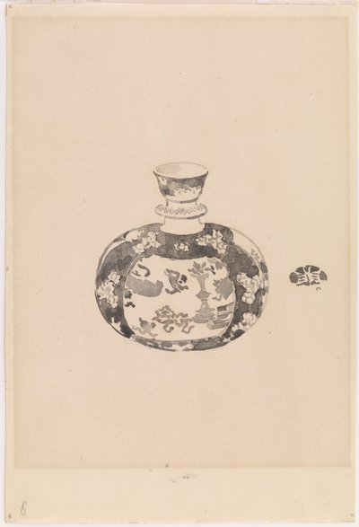 Pot à gingembre oviforme avec couvercle en forme de cloche, 1878 - James Abbott McNeill Whistler