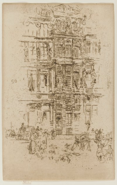 Palais, Bruxelles, 1887 - James Abbott McNeill Whistler