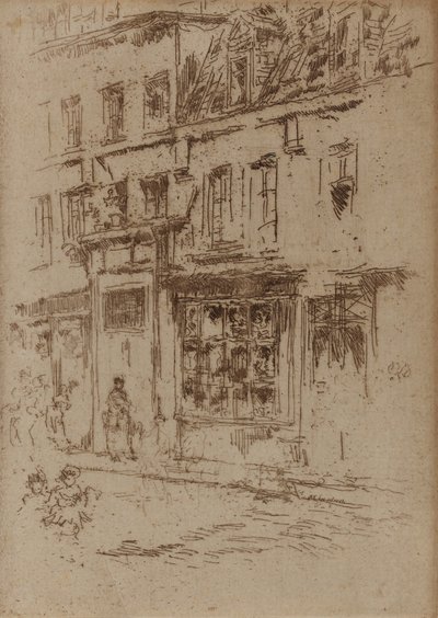 Petite Rue au Beurre, Bruxelles, 1887 - James Abbott McNeill Whistler