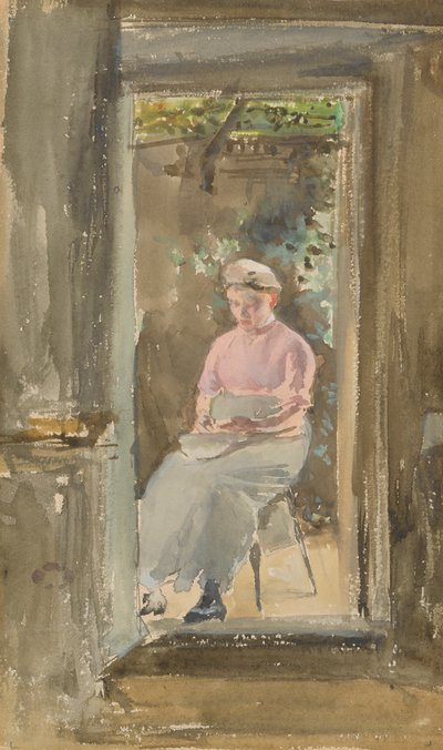 Note rose - Écosser des pois, 1882-1884 - James Abbott McNeill Whistler