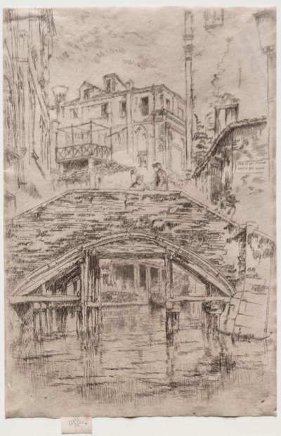 Ponte del Piovan, 1886 - James Abbott McNeill Whistler