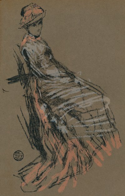 Étude de portrait au pastel - James Abbott McNeill Whistler