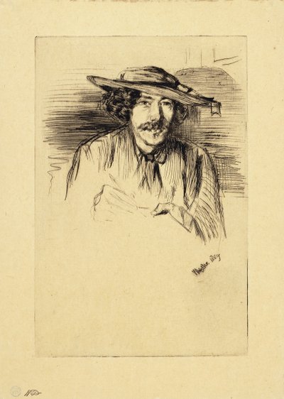 Portrait de Whistler, 1859 - James Abbott McNeill Whistler