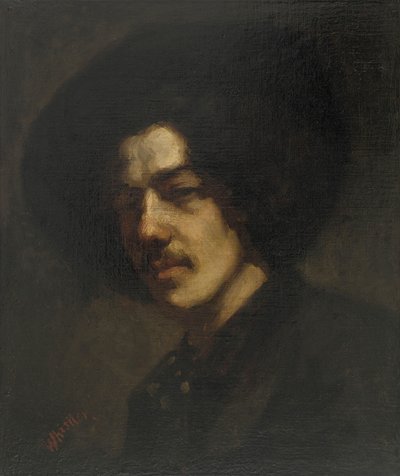 Portrait de Whistler avec un chapeau - James Abbott McNeill Whistler