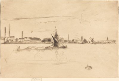 Usine de bougies Price, vers 1875 - James Abbott McNeill Whistler
