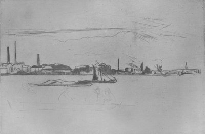 Usine de bougies Prices, vers 1875 - James Abbott McNeill Whistler