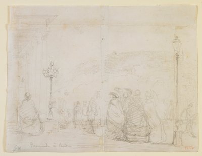 Promenade à Baden, 1858 - James Abbott McNeill Whistler