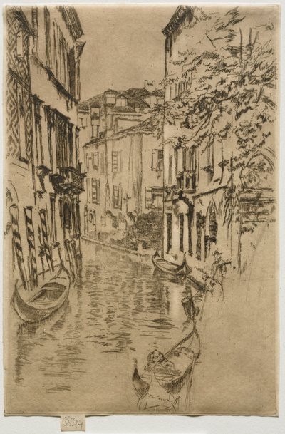 Canal tranquille - James Abbott McNeill Whistler