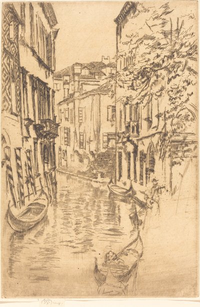 Canal tranquille, 1880 - James Abbott McNeill Whistler