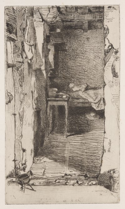 Chiffonniers, Quartier Mouffetard, Paris - James Abbott McNeill Whistler