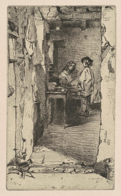 Chiffonniers, Quartier Mouffetard, Paris - James Abbott McNeill Whistler