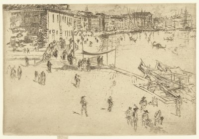 Riva del Sciavoni - James Abbott McNeill Whistler