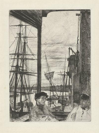 Rotherhithe (Seize gravures de scènes sur la Tamise et autres sujets) - James Abbott McNeill Whistler