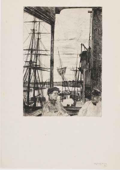 Rotherhithe, 1860 - James Abbott McNeill Whistler