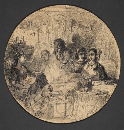 Scène de la Vie Bohème, 1855-57 - James Abbott McNeill Whistler