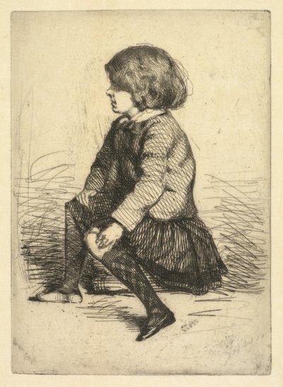 Seymour Haden Jr., assis - James Abbott McNeill Whistler