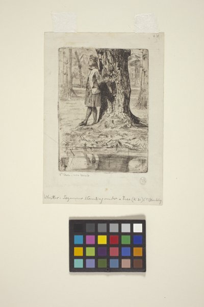 Seymour sous un arbre - James Abbott McNeill Whistler