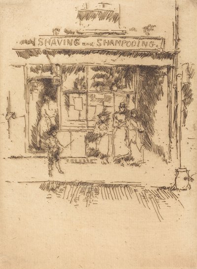 Rasage et Shampoing, vers 1886-1888 - James Abbott McNeill Whistler