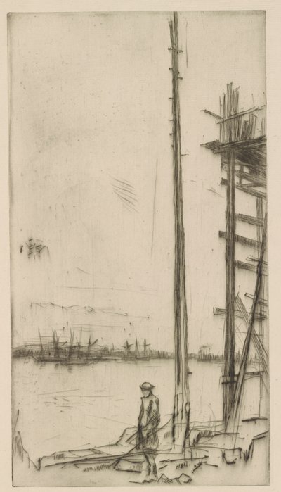 Chantier naval, Liverpool - James Abbott McNeill Whistler