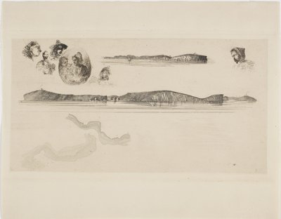 Croquis sur la plaque de l