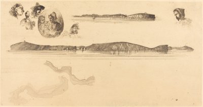 Croquis sur la plaque de l