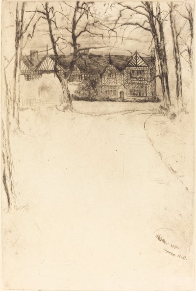 Speke Hall, No.1, 1870 - James Abbott McNeill Whistler