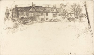 Speke Hall, No.2, 1875 - James Abbott McNeill Whistler