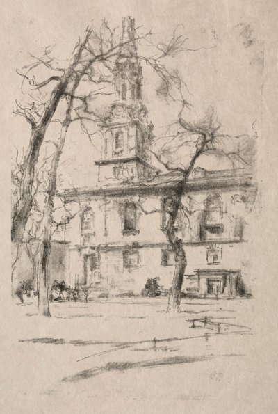 St. Giles-in-the-Fields - James Abbott McNeill Whistler