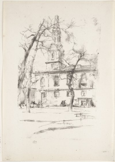 St. Giles-in-the-Fields, 1896 - James Abbott McNeill Whistler