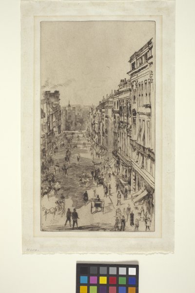 Rue St. James - James Abbott McNeill Whistler