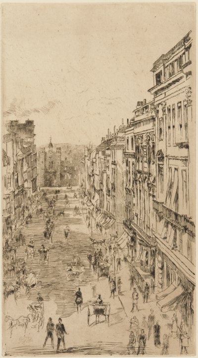 Rue St. James, 1878 - James Abbott McNeill Whistler