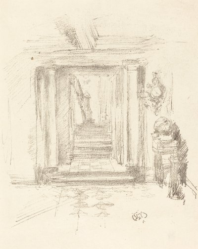Escalier, 1891 - James Abbott McNeill Whistler