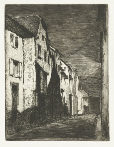 Rue à Saverne - James Abbott McNeill Whistler