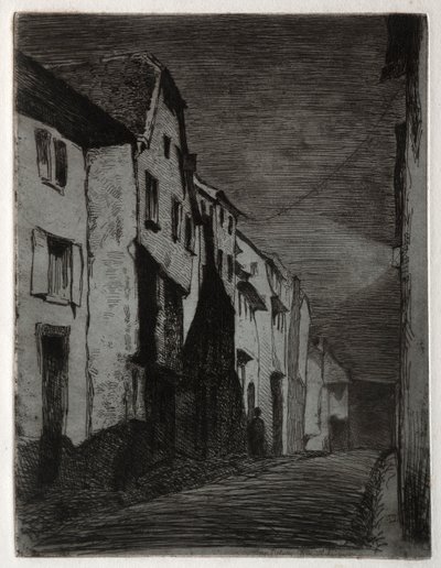 Rue à Saverne - James Abbott McNeill Whistler
