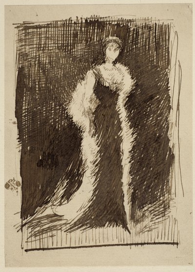 Étude pour Arrangement en noir : Lady Meux, 1881 - James Abbott McNeill Whistler