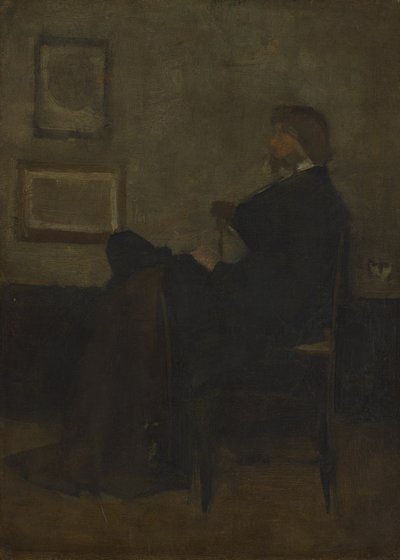Étude pour Arrangement en gris et noir, n° 2 : Portrait de Thomas Carlyle, 1872-1873 - James Abbott McNeill Whistler