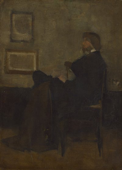 Étude pour Arrangement en gris et noir, n° 2 : Thomas Carlyle, 1872-73 - James Abbott McNeill Whistler