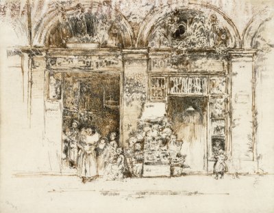 Tournesols, Rue des Beaux-Arts - James Abbott McNeill Whistler