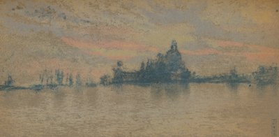 Coucher de soleil : Venise, vers 1880-1903/1904 - James Abbott McNeill Whistler