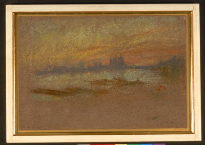 Coucher de soleil; rouge et or-Salute - James Abbott McNeill Whistler