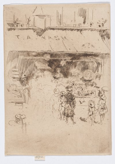 Boutique de fruits et légumes de T.A. Nash, vers 1886 - James Abbott McNeill Whistler