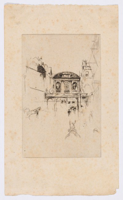 Temple Bar, vers 1877 - James Abbott McNeill Whistler