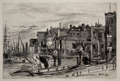 Police de la Tamise, 1859 - James Abbott McNeill Whistler