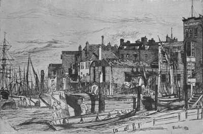Police de la Tamise anciennement appelée Wapping Wharf, 1859, 1903 - James Abbott McNeill Whistler