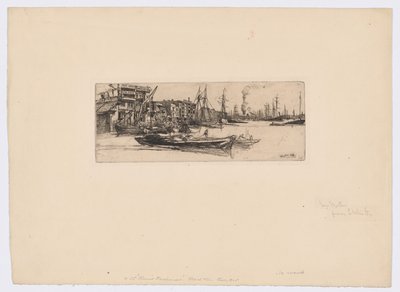Entrepôts de la Tamise - James Abbott McNeill Whistler