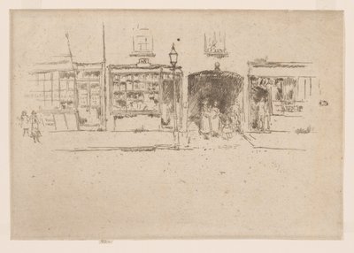 Le salon de coiffure, Chelsea, vers 1886-88 - James Abbott McNeill Whistler