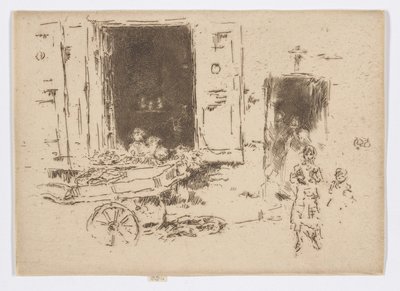 Le Barrow - Quartier des Marolles, Bruxelles - James Abbott McNeill Whistler