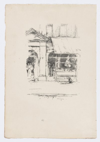 Le chien du boucher - James Abbott McNeill Whistler